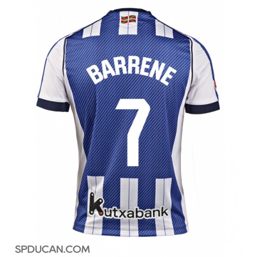 Muški Nogometni Dres Real Sociedad Ander Barrenetxea #7 Domaci 2025-26 Kratak Rukav